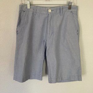 Old Navy Blue Oxford Cloth Shorts - 28